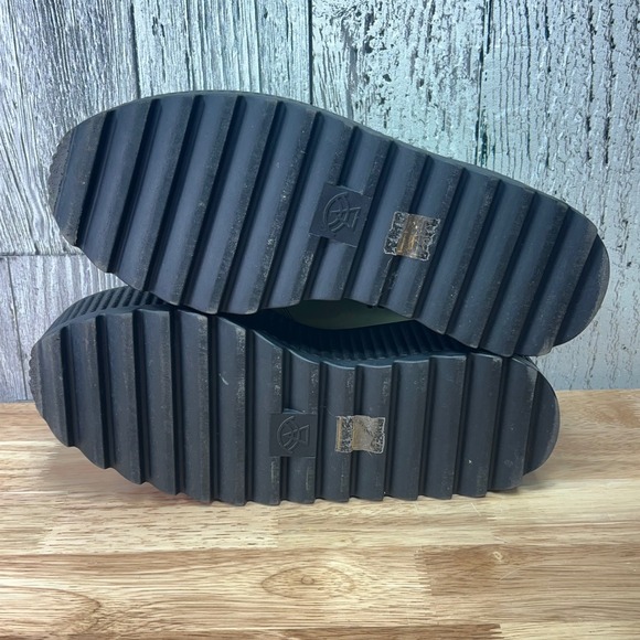 YRU x Hello Kitty Frankenstein  Platform Creepers Lime Green  Women Shoes size 9 - Picture 10 of 12